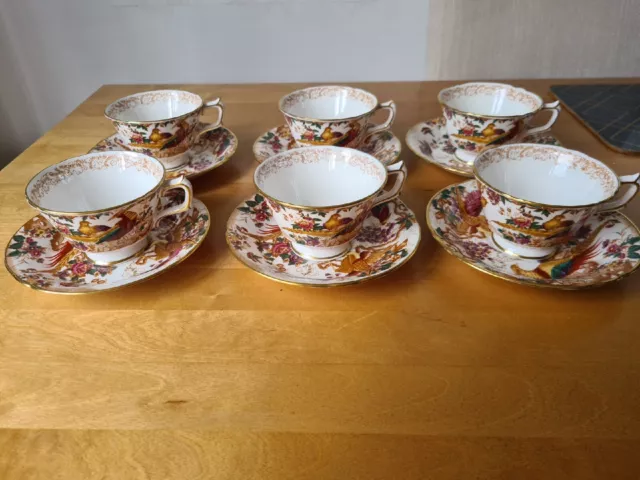 royal crown derby old avesbury 6 Cups 6 Saucers 2nds