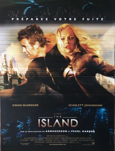 Affiche cinéma THE ISLAND 40x60cm Poster / Ewan McGregor / Scarlett Johansson