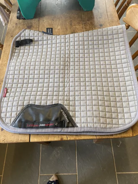 Lemieux Pro Sport  Dressage Grey Full  Saddle Pad VGC