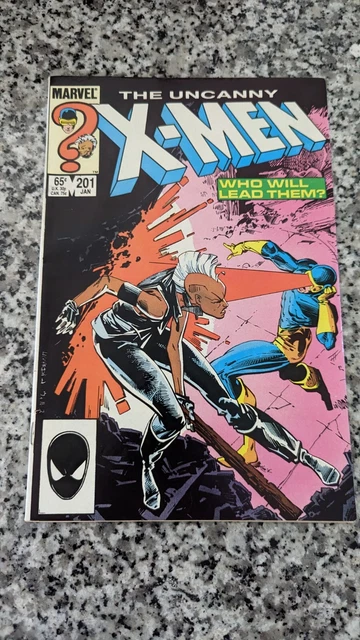 The Uncanny X-Men #201 1986 Signed Chris Claremont. 1st app of Cable as N Storm