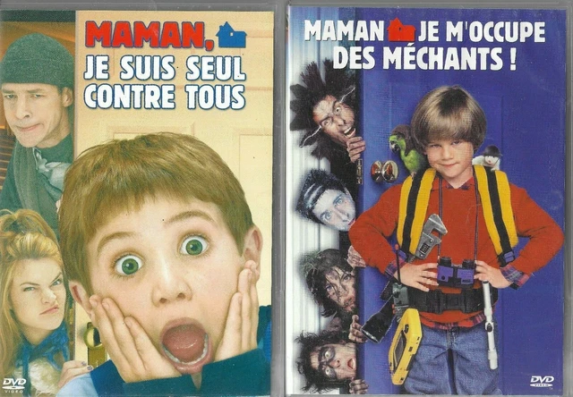 lot de 2 dvd maman je m'occupe des méchants  maman je suis seul contre tous