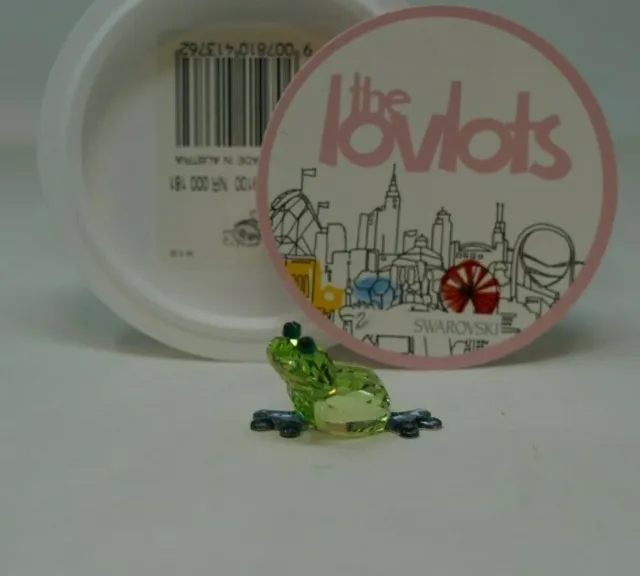 Swarovski Crystal Figurine Lovlots City Park Romeo (Frog) 1041376 MIB