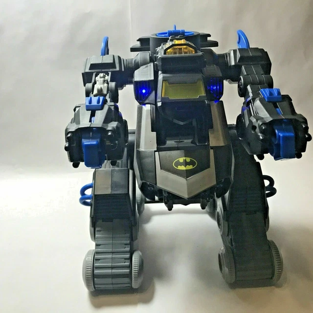 Batman Batbot FISHER PRICE IMAGINEXT RC Transforming Batbot Robot Batman Robot ...