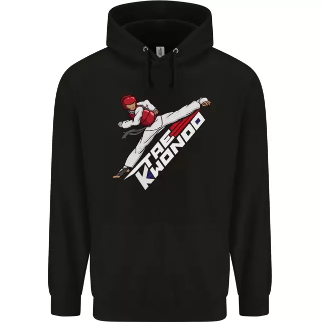Taekwondo Fighter Mixed Martial Arts MMA Mens 80% Cotton Hoodie