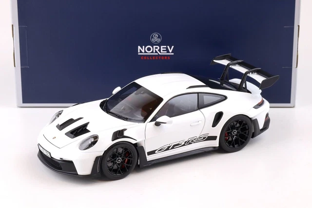 Modellino Auto Solido Scala 1:18 - Porsche 911 GT3 RS Bianca 2024, Collezionismo