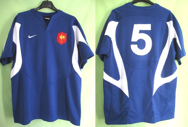 Maillot rugby league équipe de FRANCE FFR XIII vintage shirt LORIMAR XL