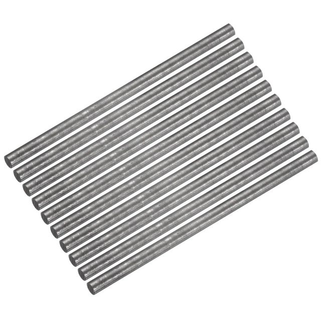 Asta di agitazione grafite grafite asta bastone 100x5 mm nero, confezione da 10