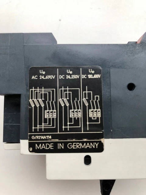Motor circuit breaker Siemens 3VU1300-1MS00 /#Z D1KR 0023