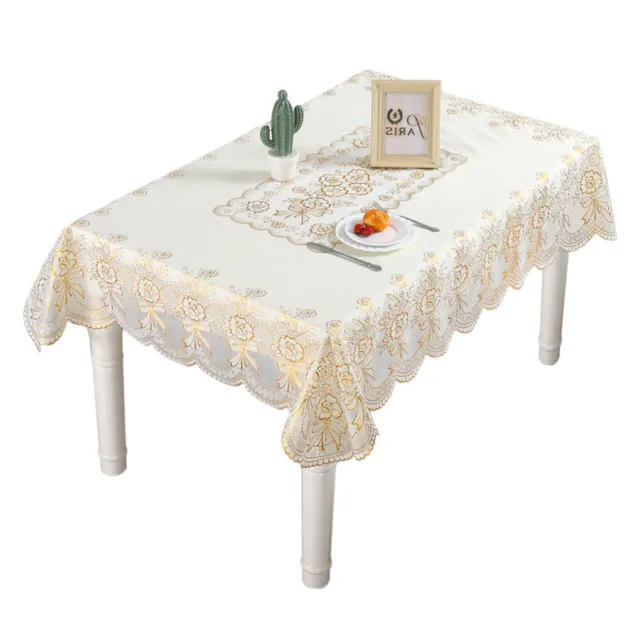 Proof Table Cloth Rectangle PVC Tablecloth Waterproof Table Cover for Kitchen