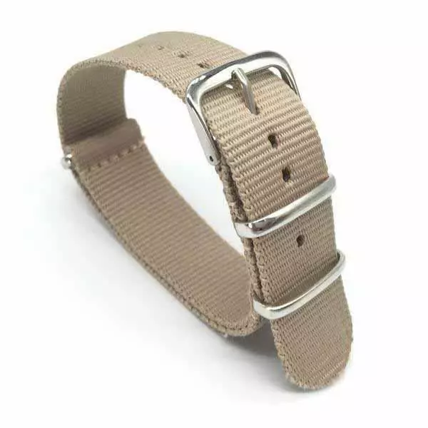 👍 Bracelet Montre Nato Beige 20 Mm👍