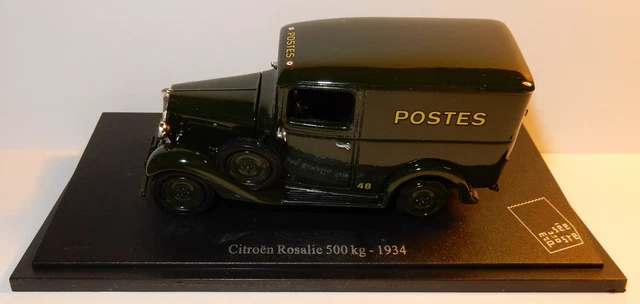 Universal Hobbies Citroen Rosalie 500 Kg 1934 Postes Poste Ptt 1/43 Blister Box
