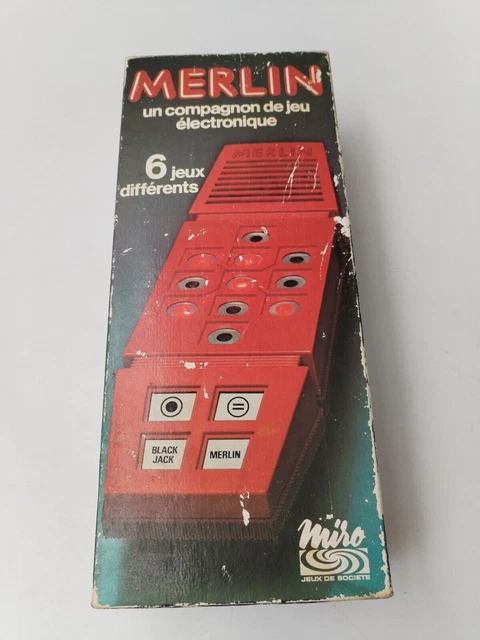 21 ⚜️ Ancien Jeu Électronique Master Merlin 9 Jeux Différents Et