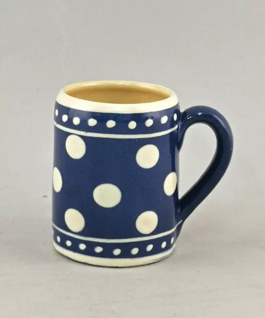 99845724-d Bürgel Blue-White Pitcher Beer Jug Mug Ceramics 9x6,5x8,5cm