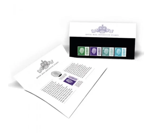 KING CHARLES III Definitives Stamp Presentation Pack 2023 First Issue