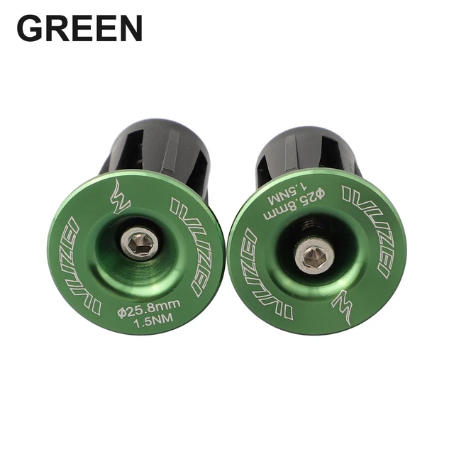 2 Bouchons D'extrémité Lumineux Pour Poignées De Guidon De Vélo - Universels Et Pratiques Pour La Sécurité