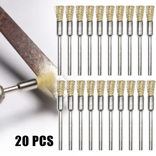 Brushes Polising Brushes 20* 40 Mm (1.57 Inch) Length Wire Wheel Pencil