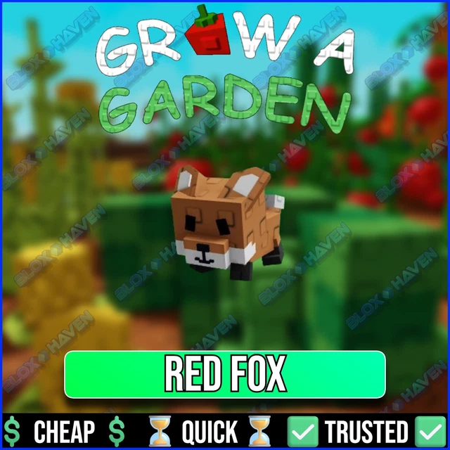 Cheapest Fox GROW A GARDEN Red fox (cheap)!! £1.68 - PicClick UK