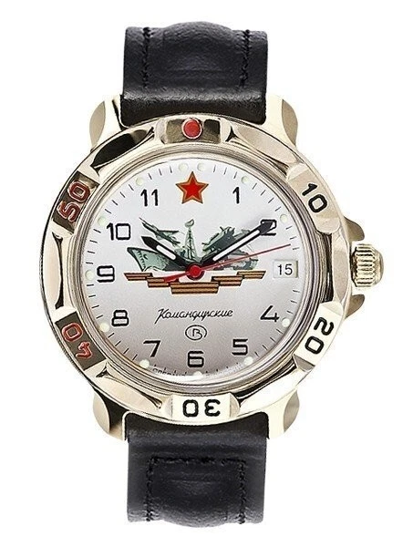 VOSTOK Komandirskie 2416/921306: Orologio Meccanico Russo Automatico - 2