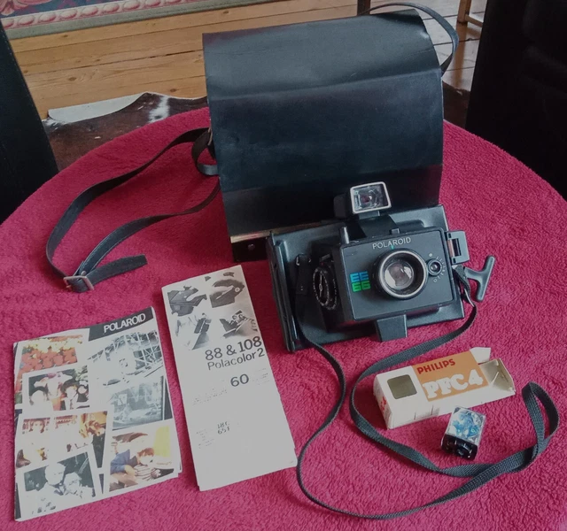 Polaroid EE66 - Appareil photo vintage, sacoche, très bon état, années 1970 - France