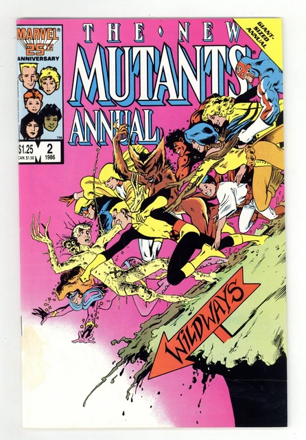 New Mutants Annual #2 VG/FN 5.0 1986 1st US app. Psylocke
