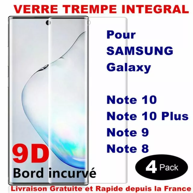 VERRE TREMPÉ TOTAL PROTECTION ÉCRAN 3D pour Samsung NOTE 9/8 NOTE 10 PLUS 20