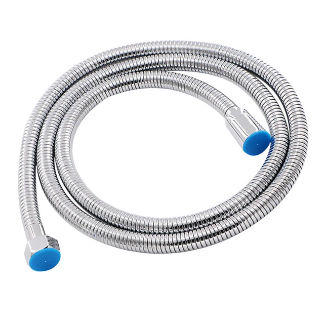 1,5 m manguera de ducha sin enredos acero inoxidable manguera flexible conexión manual