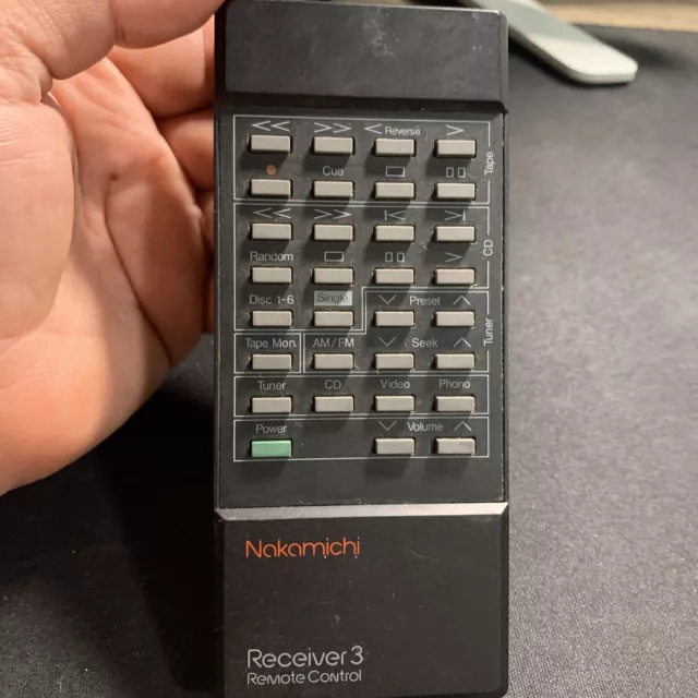 Nakamichi Remote Receiver 3 Remote Control