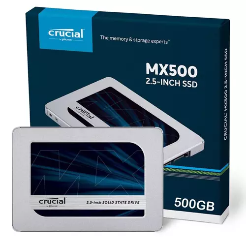 Hard Disk Ssd 2,5" Stato Solido 500Gb Crucial Mx500 Ct500Mx500Ssd1