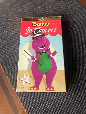 Barney Barney In Concert Vhs Classic Collection 1991 17 51 Barney Barney In Concert Vhs Classic Collection 1991 17 51