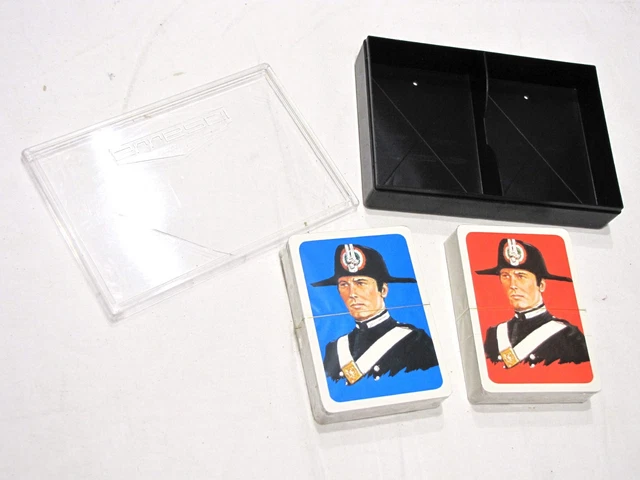 2 Barajas Vintage De Los Carabinieri, Juego De Póker Multicolor, De Cartón