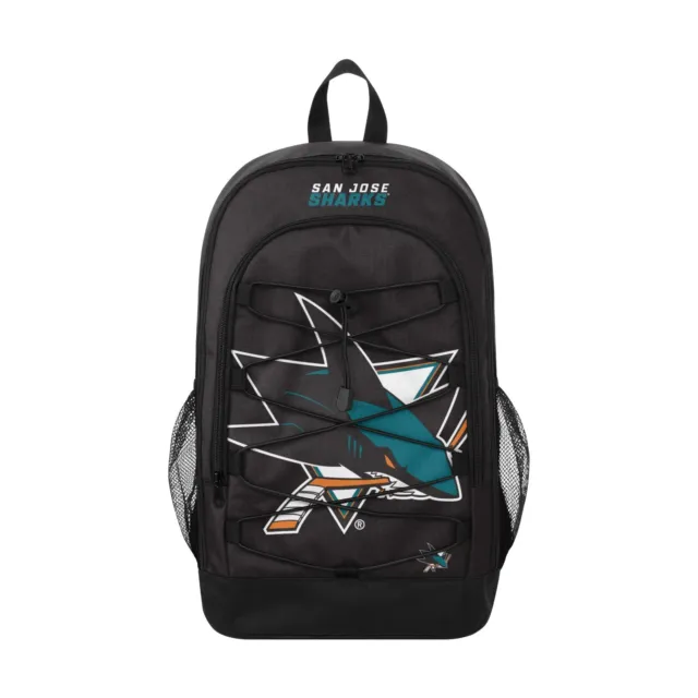 NHL San Jose Sharks Big Logo Bungee Bag Backpack Bag 5051586209207