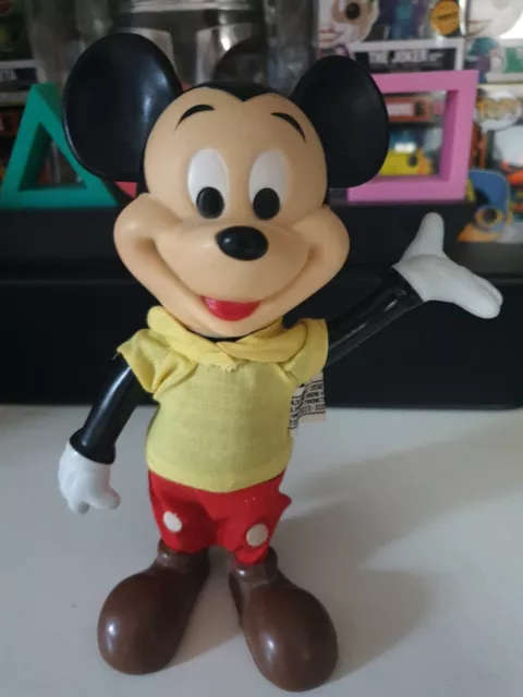 Mickey Mouse VTG R. Dakin Walt Disney Productions  7.5” Toy Doll Rubber 1960's