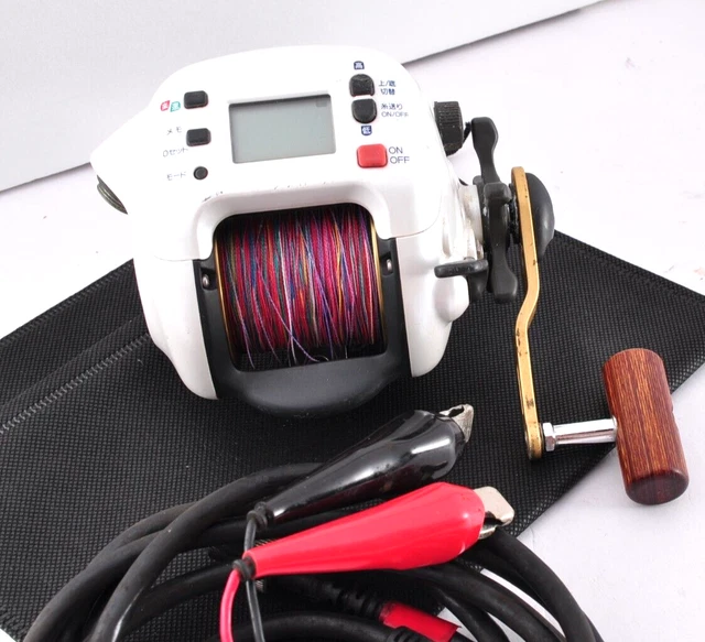 SHIMANO DENDOU MARU 3000R Electric fishing Reel RG183 Power Cord Tested