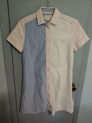 Broome Street Kate Spade shirt Dress color block  Size  Small