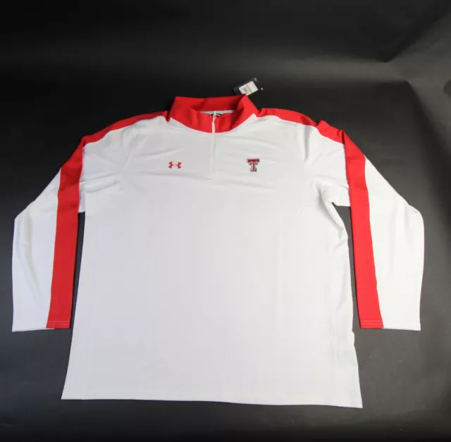 Texas Tech Red Raiders Under Armour Pullover Men's White/Red New