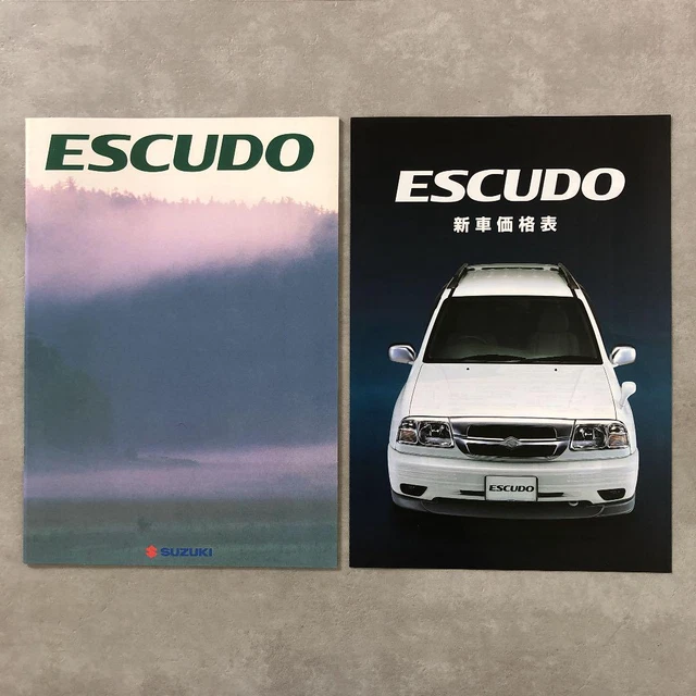 Suzuki 2Nd Generation Escudo Catalog Price List 1999 June Japan YA