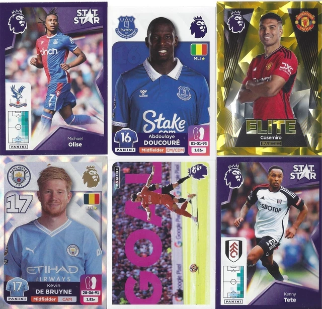 Panini Premier League 2021 Sticker - Pick Your Player #226-439 (Fulham To Man Utd & Elites) - Mo Salah, Liverpool, Foil