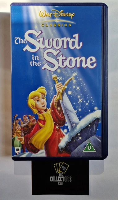 THE SWORD IN The Stone - Walt Disney Classics - VHS Video Tape Cassette