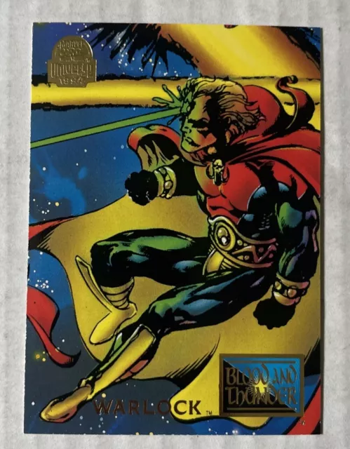 1994 Fleer Marvel Universe # 60 Warlock