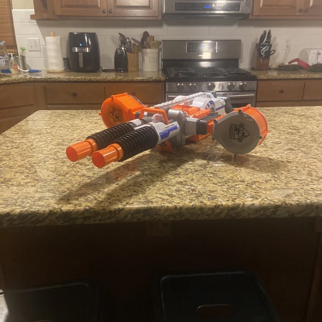 NERF NSTRIKE ELITE Rhino Fire Blaster Tested Working "NO TRIPOD" 29.