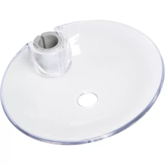 Porte savon transparent de marque BOSSINI pour barre de douche Ø adaptable