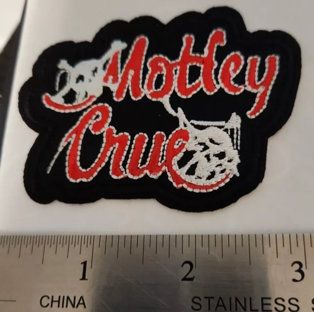 Motley Crue Embroidered Iron/Sew On Band Patch