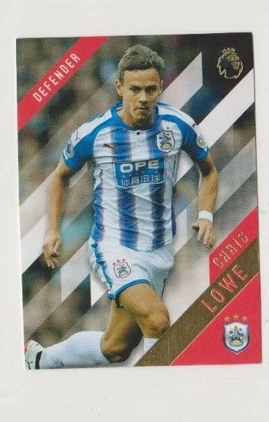 CHRIS LOWE HUDDERSFIELD TOWN Nr. 54 TOPPS PREMIER GOLD 2017-18 BASISKARTE
