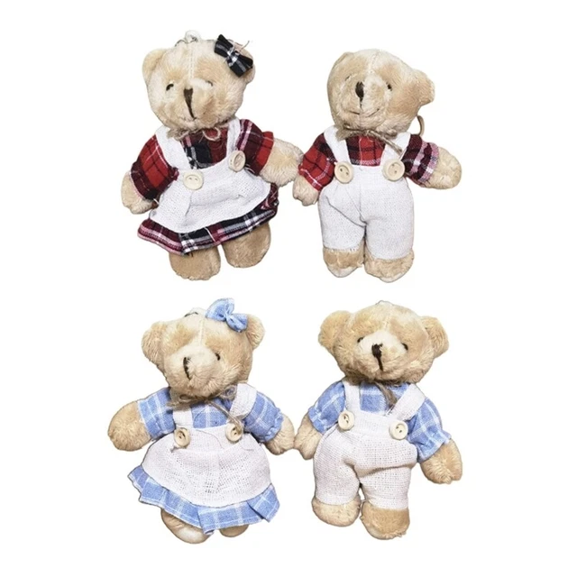 Bear Toy Keychains Pendant Plush Backpack Pendants Plush Dolls Gift for Girls