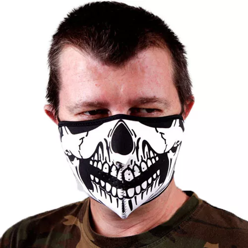 Expédié de Paris - Cagoule Crâne Squelette Airsoft Cosplay Call Of Duty  Ghost