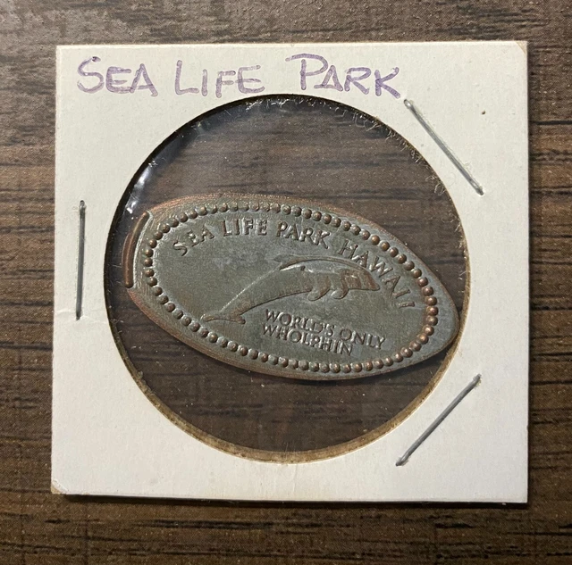Sea Life Park "World's Only Wholphin" Hawaii Hawaiian Elongated Penny Sea Life Park "World's Only Wholphin" Hawaii Hawaiian Elongated Penny