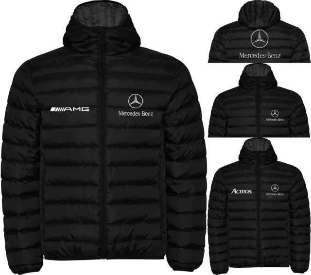 Logo Mercedes embroidered on Quilted Jacket Blouson Parka Giacca Chaqueta Veste