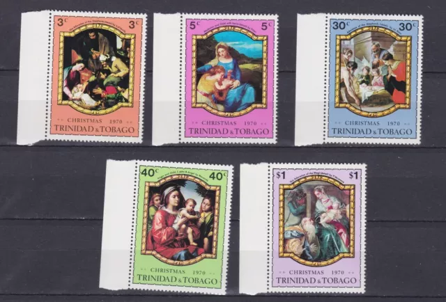 Trinidad und Tobago 274 - 278, Weihnachten 1970 postfrisch #168p