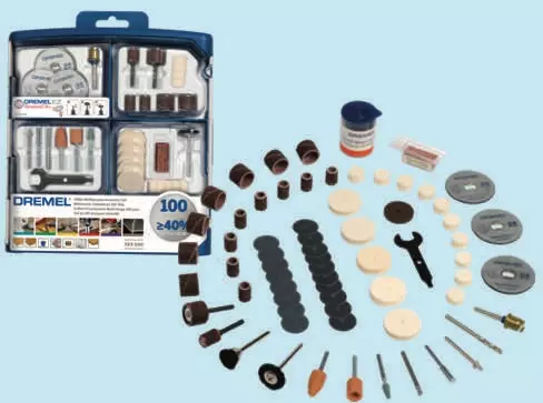 Set 100 Accessori Per Multifunzione Bosch Dremel