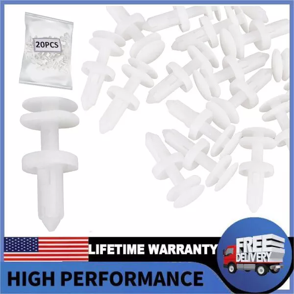 20 Pcs Push Type Retainer Clips Door Trim Panel Fit For GM Truck Chevrolet Car